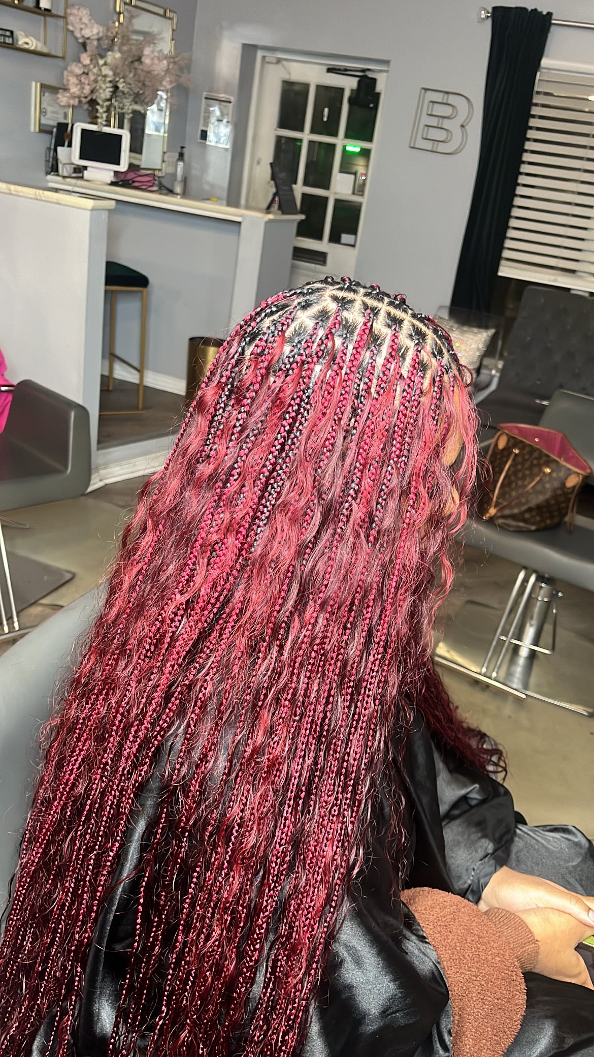 Cherry Wave – 18” Human Hair Bundle (Red)