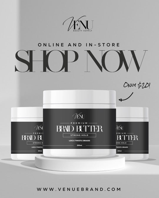 VÉNU Braid Butter – Multi-Use Grip Gel for Braids, Twists & Edges